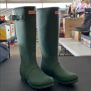 Tall Green Hunter Boots